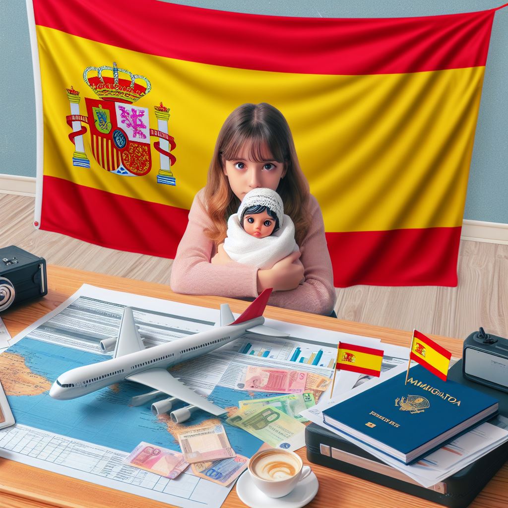 اخذ اقامت اسپانیا از طریق تولد فرزند